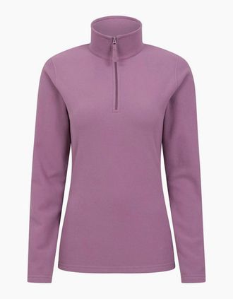 Mountain Warehouse Womens Mountain Warehouse Womens/Ladies Camber II Fleece Top - Purple - Size: 18/16
