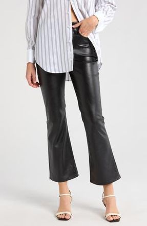 Rag & Bone Casey Faux Leather Ankle Pants in Black at Nordstrom Rack, Size 25