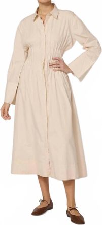 Cleobella Rosabella Midi Dress In Vintage Ivory