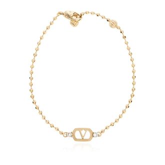 Valentino Garavani Bracelets, female, Yellow, Size: S VLogo Chain Bracelet