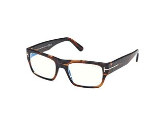 Tom Ford Blue Light Block Rectangular Mens Eyeglasses FT6034-B 056 54