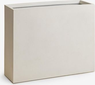 Sklum Macetero Rectangular En Cemento Neyrua Sklum 85 X 30 X 70 Cm