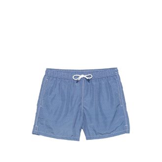 Fedeli Beachwear, male, Blue, Size: 2XL Madeira Swim Shorts