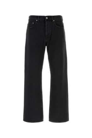 Golden Goose Black Straight Mid Rise Jeans