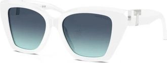 Tiffany & Co. Tf 4239U Zonnebrillen - Dames - Zonnebrillen - Wit - 52 MM - Accessoires