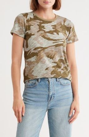 ATM Anthony Thomas Melillo School Slub Jersey T-Shirt in Faded Army /Multi at Nordstrom Rack, Size X-Small