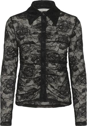 Gestuz Overhemden - Dames - Overhemden - Zwart - 2XS - Overhemden