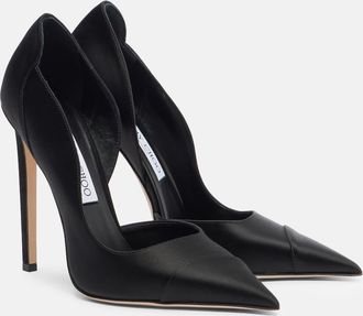 Jimmy Choo London Brigitte 120 satin pumps