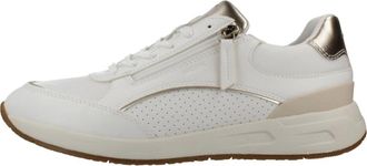 Geox Bulmya Sneakers - Dames - Sneakers - Wit - 37 EU - Leer - Schoenen