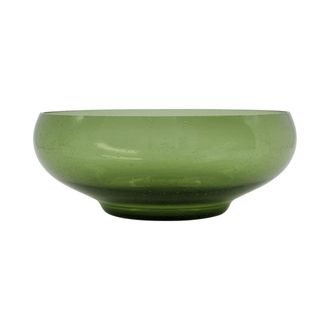 House Doctor Cuenco de cristal verde D24,5