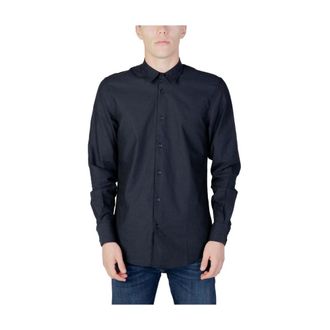 Antony Morato Heren, Overhemden, Blauw, Maat: 2XL Katoen