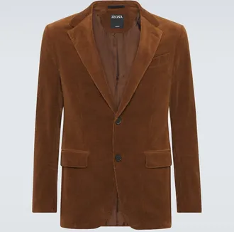Ermenegildo Zegna Cotton and cashmere corduroy blazer