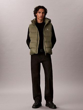 Calvin Klein Chaleco De Plumas Con Capucha