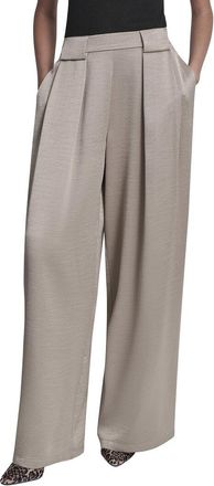 DKNY Dkny Pleated Wide Leg Pant