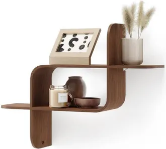 Umbra Shelf wandrek 62x15x47cm licht walnoot