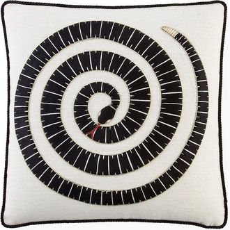 Jonathan Adler uk Kit Eden Almohada en forma de Serpiente Enrollada