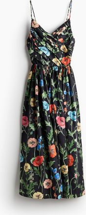 H&M Baumwollkleid - Schwarz