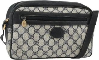 Gucci Pre-owned Cross Body Bags, female, Blue, Size: ONE SIZE Pre-owned Vintage Shoulder Bag