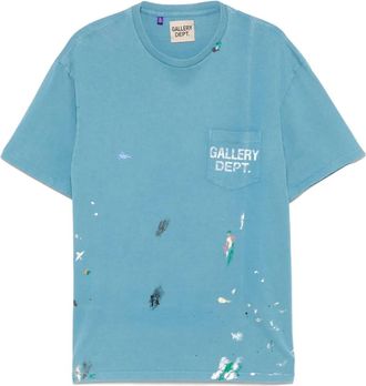 Gallery Dept. T-shirt Vintage Logo Painted - Blu