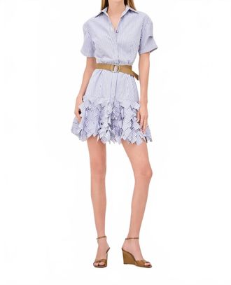 Alexis Ema Mini Dress In Blue