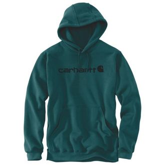 Carhartt Work in Progress Signature Logo Sweatshirt Hoodie f&uuml;r Herren | blau
