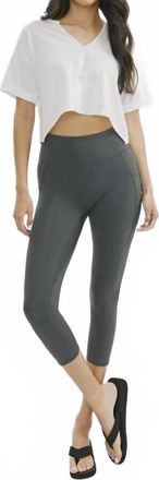 Kancan Feeling Fit Active Wear Leggings In Olive Grey