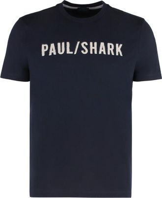 Paul & Shark Navy Blue Crew Neck T-Shirt
