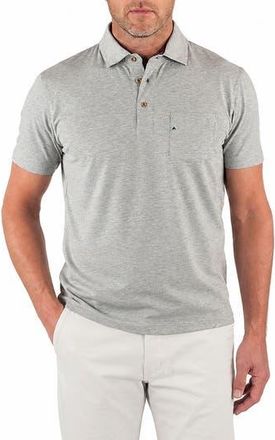 Tailor Vintage Stretch Cotton Slub Jersey Polo in Grey Heather at Nordstrom Rack, Size X-Large