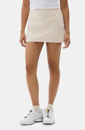 Halfdays Gwen Skort in Oatmilk at Nordstrom, Size X-Large