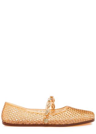 Ancient Greek Sandals Iro Shell-embellished Sandals - Caramel - 40 (IT40/ UK7)