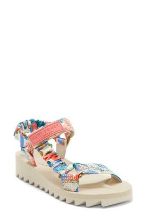 Kurt Geiger Orion Double Strap Sandal in White/Oth at Nordstrom Rack, Size 8