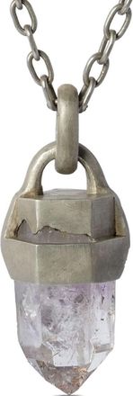 Parts Of Four Talisman amethyst pendant necklace - unisex - Sterling Silver/Amethyst - One Size