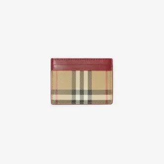 Burberry Check Card Case