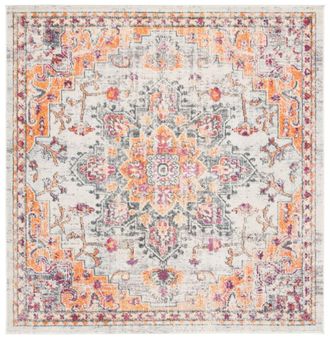 Safavieh Alfombra beige/naranja 152 x 152 cm