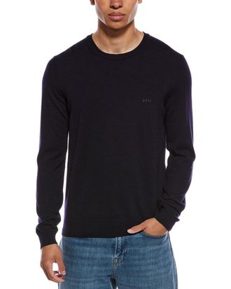 HUGO BOSS Bagritte Wool Crewneck Sweater