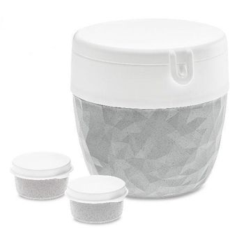 Koziol Bentobox L Caja De Almuerzo Gris Dise&ntilde;o Moderno