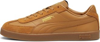 Puma Mens Club Ii Era Shoes, Color Caramel Latte/Gold/Gum, Size: 9 UK