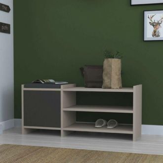 OEM Scarpiera Antracita Con Color Light Mocha 44x100x35 Cm