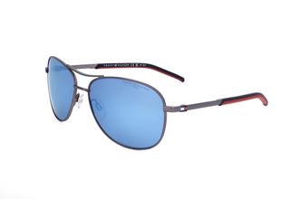 Tommy Hilfiger Mens 59 mm Matte Dark Ruthenium Sunglasses TH2023-S-R80-59