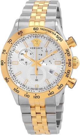 Versace Chronograph Quartz Silver Dial Mens Watch VE2U00422
