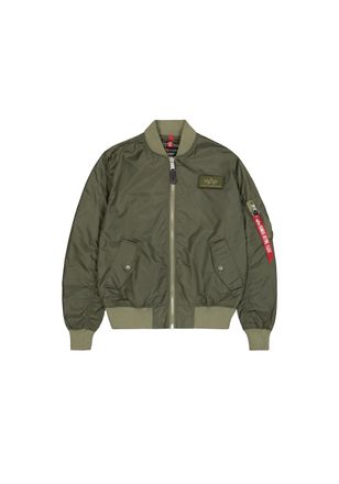 Alpha Industries Bomberjacke ALPHA INDUSTRIES MA-1 TTC Light, Herren, Gr. M, gr&uuml;n (schwarz olive), Obermaterial: 100% Nylon, Futter: 100% Nylon, Jacken Bomberjacke
