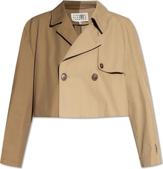 Maison Margiela Katoenen Jas - Dames - Zomerjassen - Beige - S - Katoen - Jassen