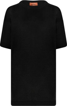 Missoni T-shirt girocollo a maniche corte - Nero