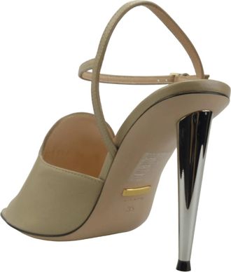 Gucci Sandalen - Sandalo con tacco Blondie beige - Gr. 35 (EU) - in Beige - für Damen