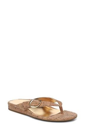 Vionic Grove Flip Flop in Gold Cork at Nordstrom, Size 7.5