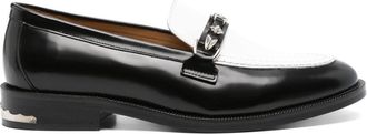 Toga Archives stud-detailing loafers - men - Bos Taurus/Bos Taurus/Leather/Rubber - 42 - Black