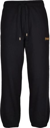 Versace Jeans Couture Black Tracksuit Pants with Adjustable Fit