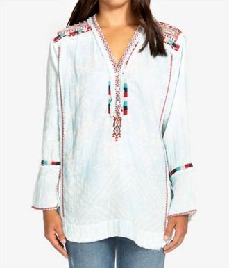 Johnny Was Moby Gauze Blouse In Mti