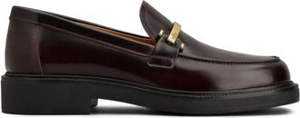 Tod's Paarse platte schoenen - Dames - Loafers - Bruin - 41 EU - Schoenen