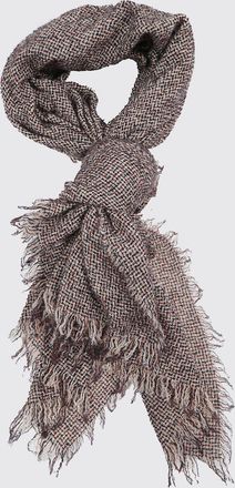Faliero Sarti Sciarpa in cashmere con motivo a zig zag e frange